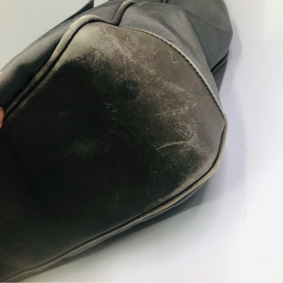 Coach Dark Gray Leather and fabric Tote Bag - Picture 7 of 13